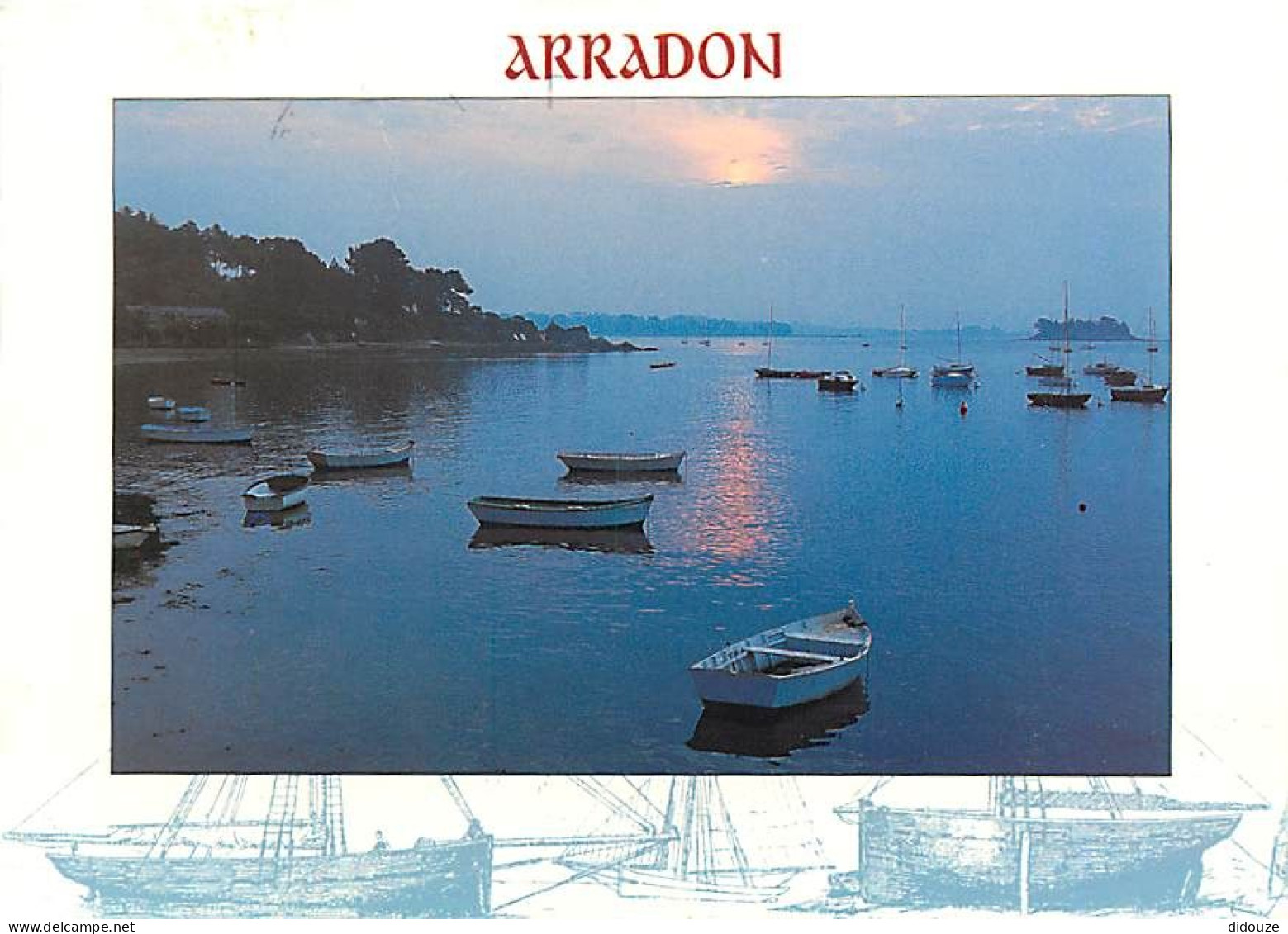 56 - Arradon - Soleil Levant Sur Le Golfe Du Morbihan - CPM - Voir Scans Recto-Verso - Arradon