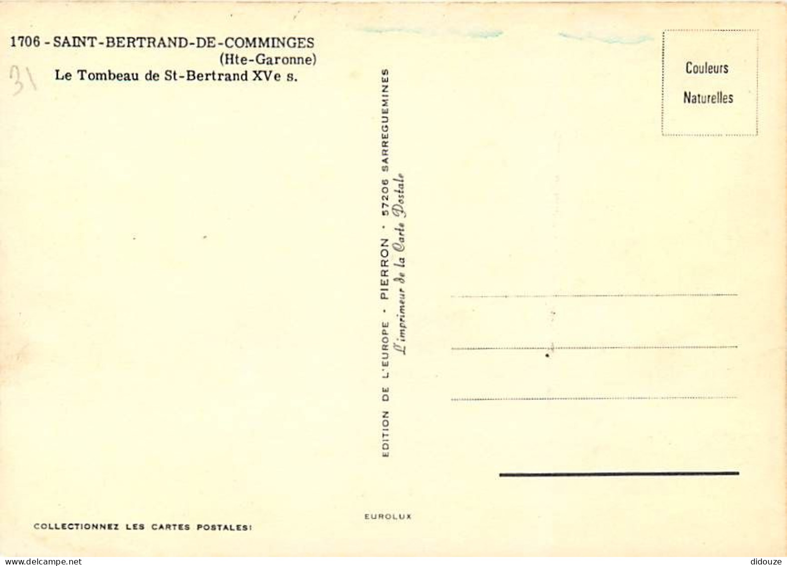 31 - Saint Bertrand De Comminges - CPM - Voir Scans Recto-Verso - Saint Bertrand De Comminges