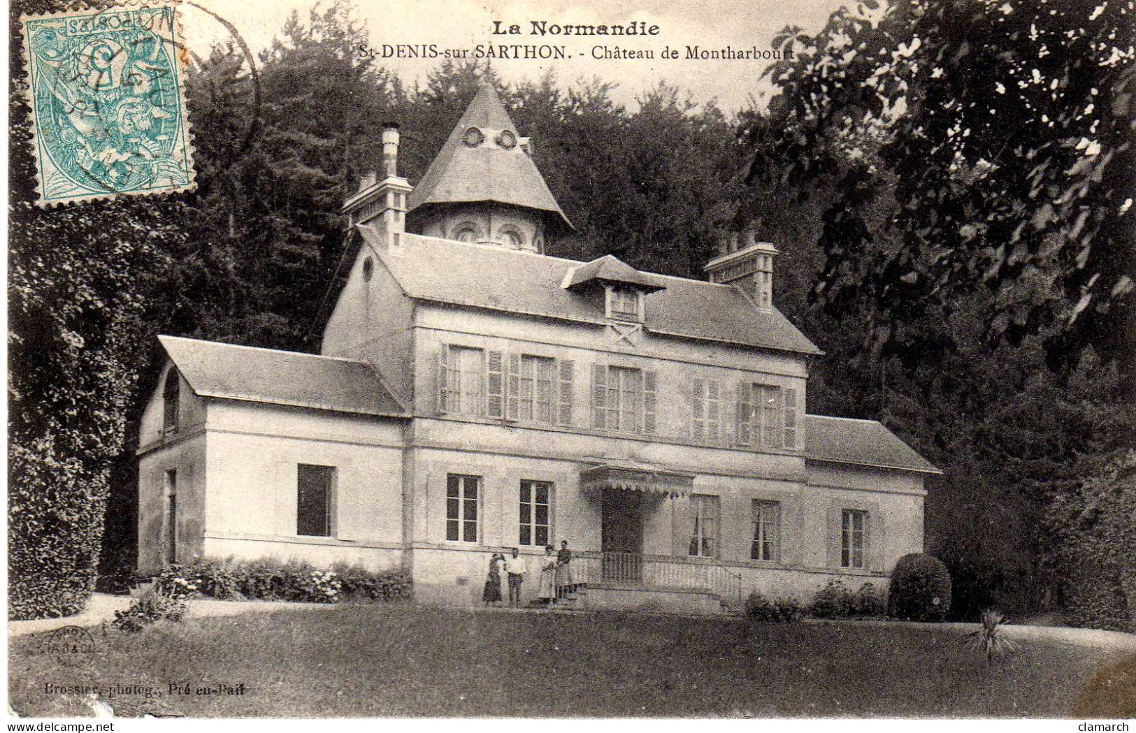 ORNE-Saint Denis Sur Sarton-Château De Montharbourg - Brossier - Autres & Non Classés