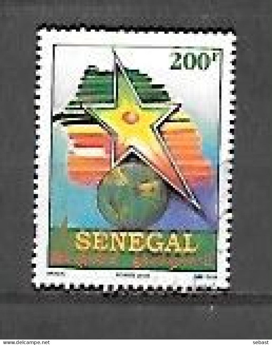 TIMBRE OBLITERE DU SENEGAL DE 2002 N° MICHEL 1994 - Sénégal (1960-...)