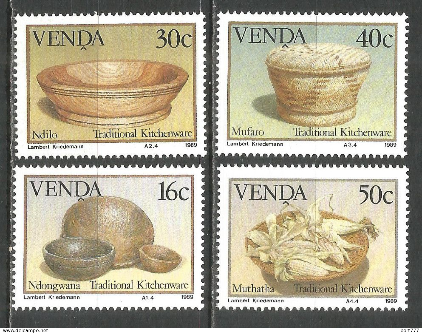 Venda South Africa 1989 Mint Stamps MNH(**) Set  - Venda