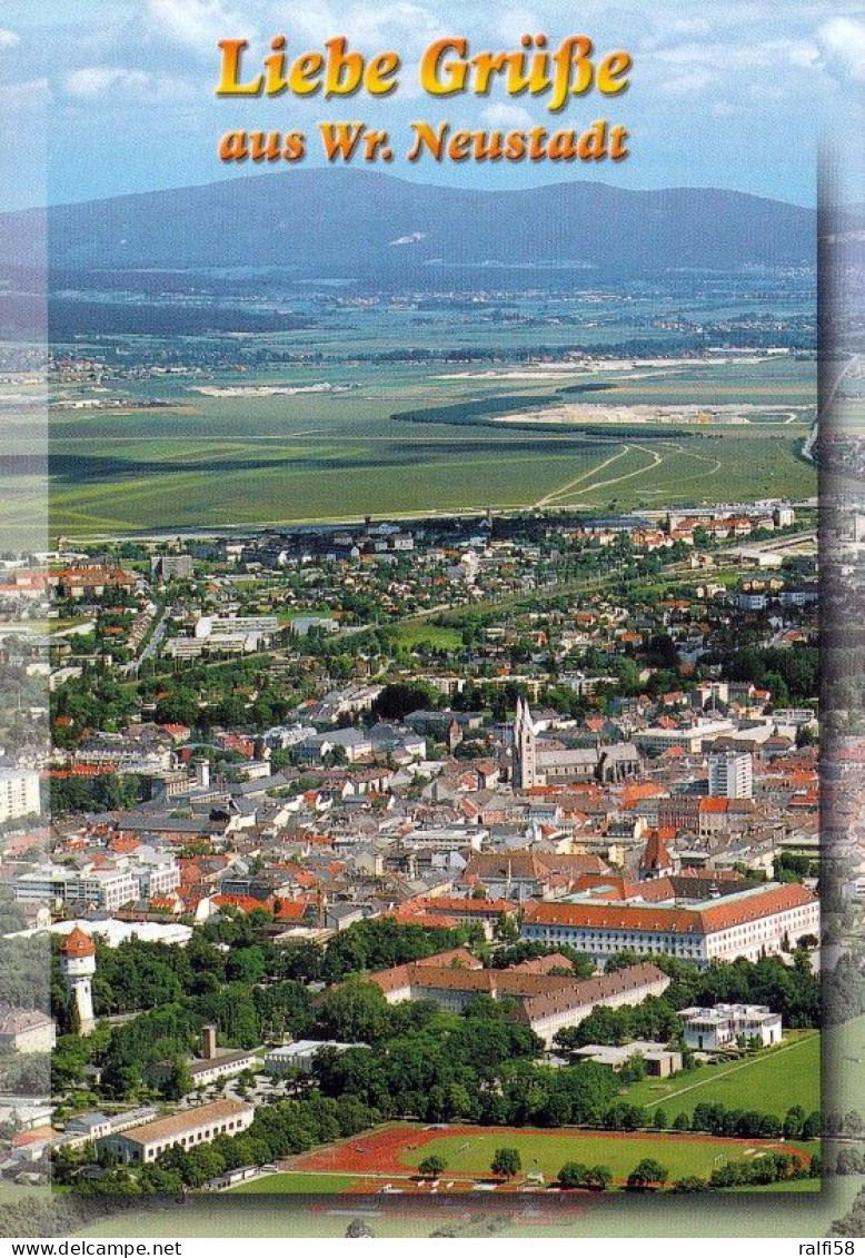 1 AK Österreich * Blick Auf Wiener Neustadt - Luftbildaufnahme - Wiener Neustadt