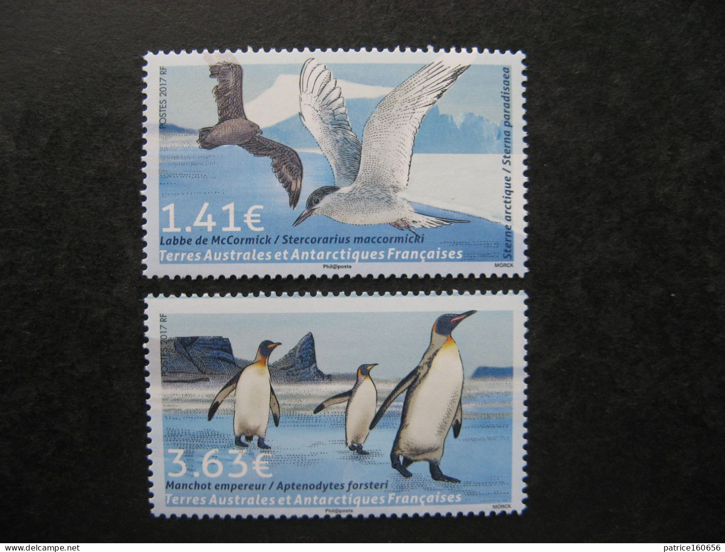 TAAF: TB Paire N° 820 Et N° 821, Neufs XX. - Unused Stamps