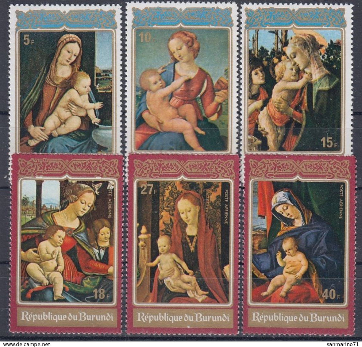 BURUNDI 899-904,unused,Christmas 1972 (**) - Unused Stamps