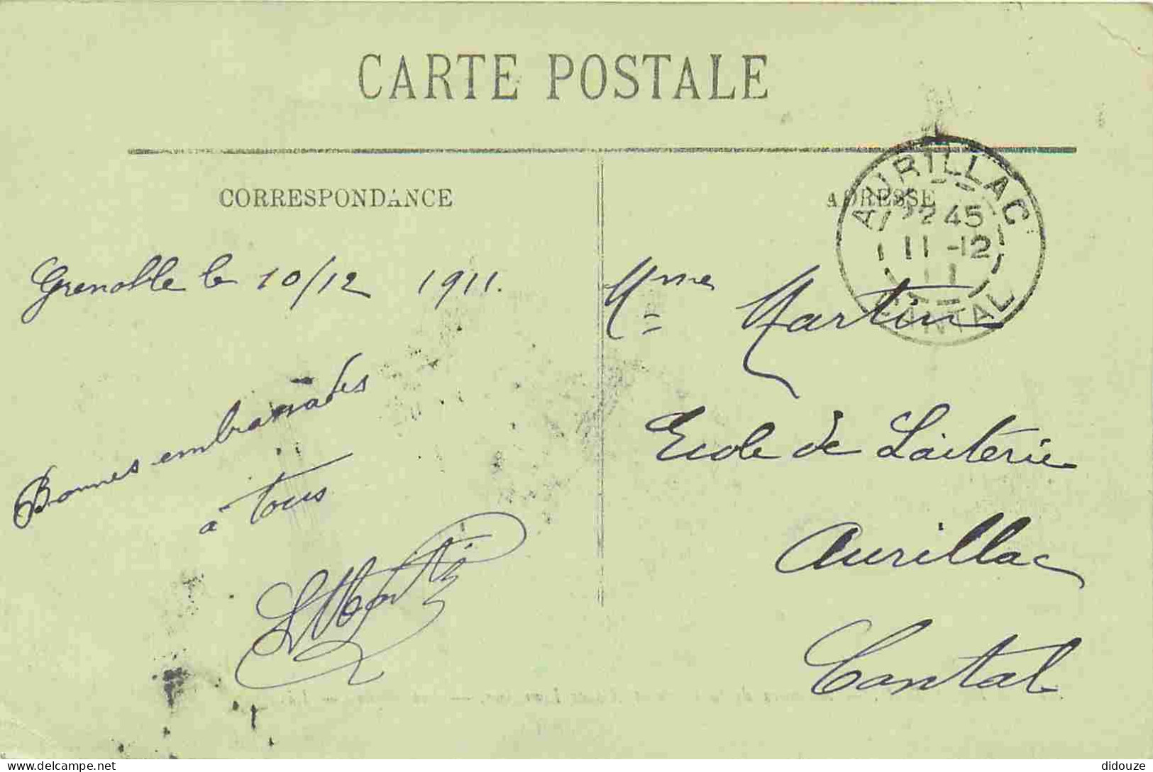 38 - Grenoble - Avenues De La Gare Et Alsace-Lorraine - Animée - Tramway - CPA - Oblitération Ronde De 1911 - Voir Scans - Grenoble