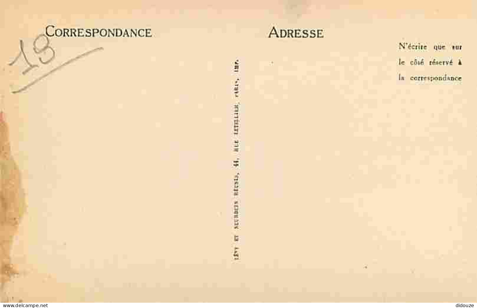 18 - Bourges - La Cathédrale - Portail Latéral - Détail - Etat Tache Visible Au Dos - CPA - Voir Scans Recto-Verso - Bourges