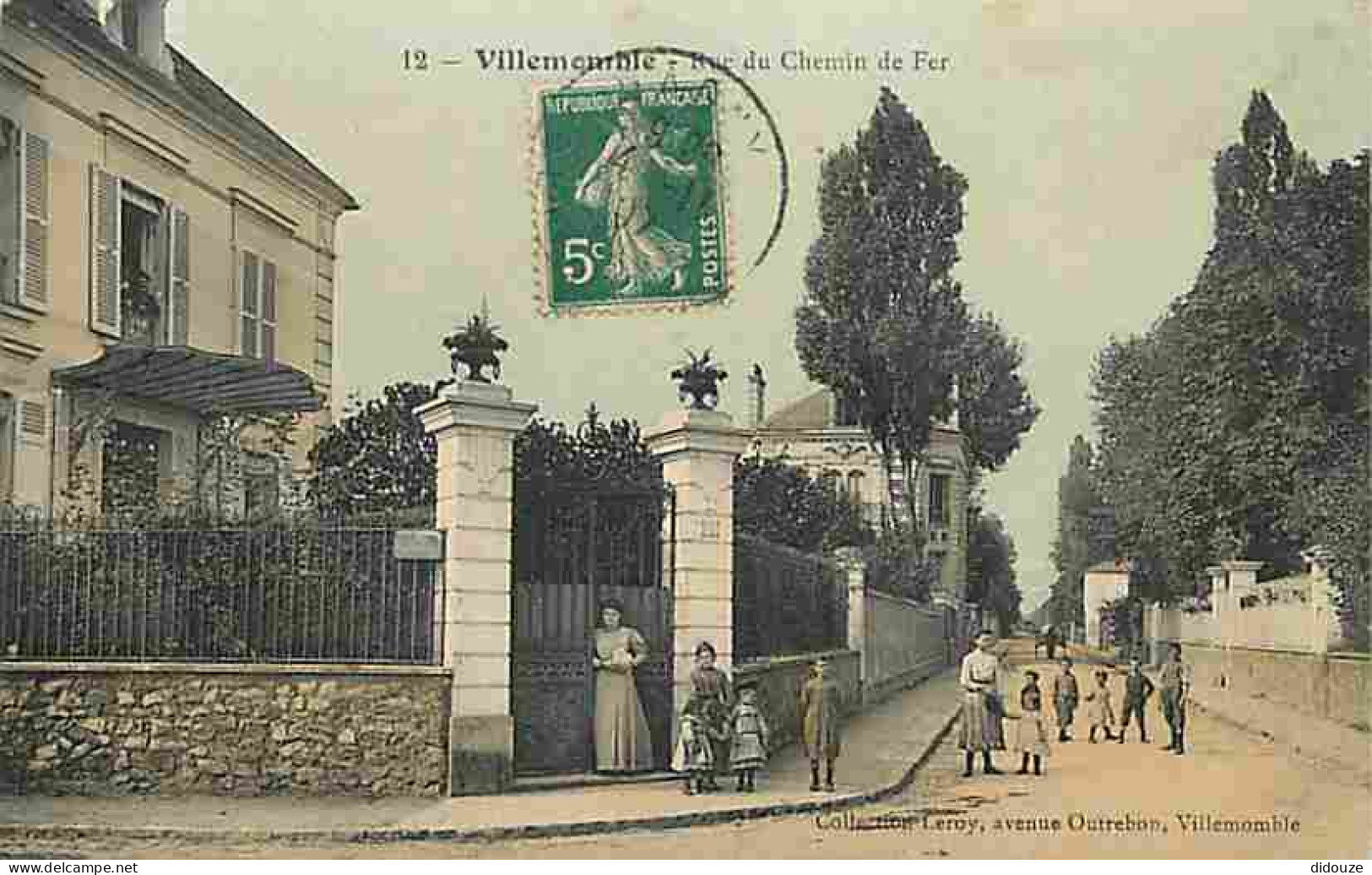 93 - Villemomble - Rue Du Chemin De Fer - Animée - Enfants - CPA - Voir Scans Recto-Verso - Villemomble
