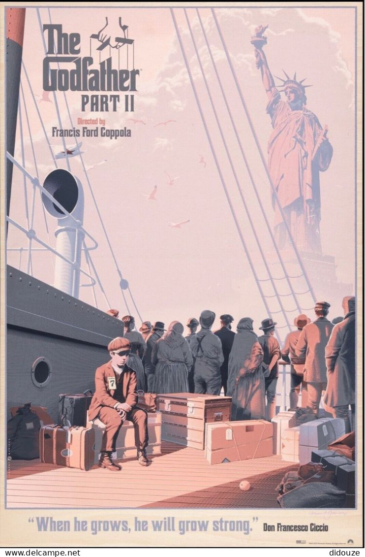 Cinema - The Godfather - Part II - Francis Ford Coppola - Illustration Vintage - Affiche De Film - CPM - Carte Neuve - V - Plakate Auf Karten