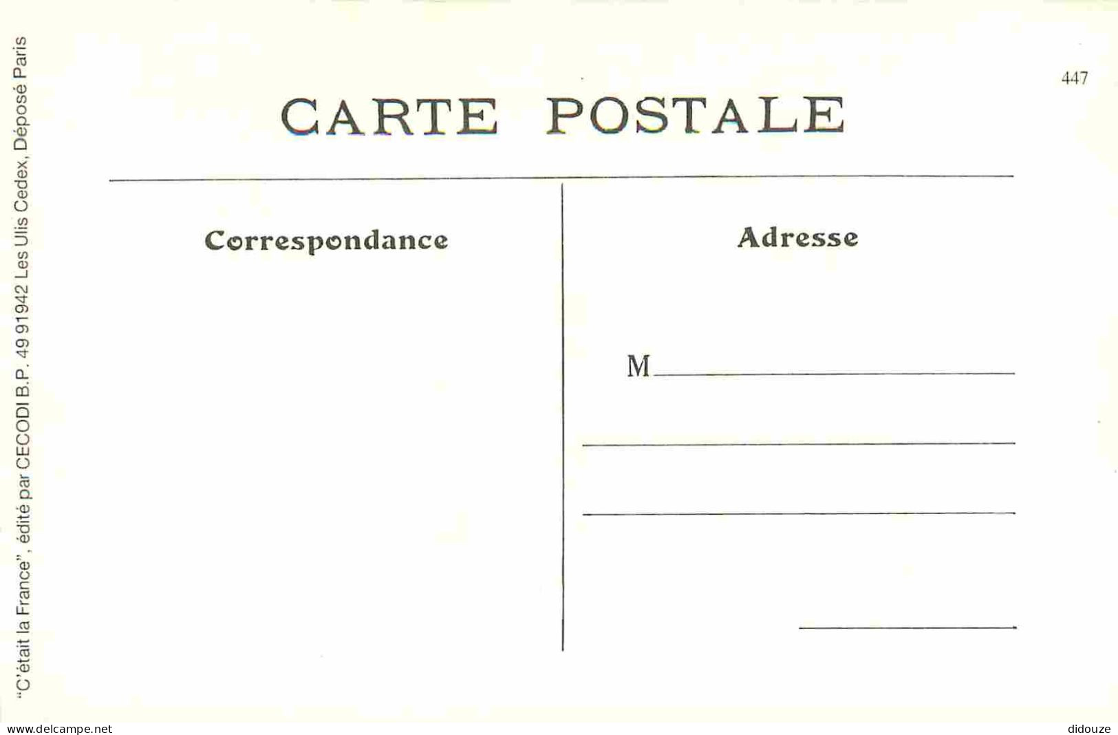 Reproduction CPA - 75 Paris - Boulevard Montmartre - Automobiles - Attelage - C'était La France - No 447 - CPM Format CP - Autres & Non Classés