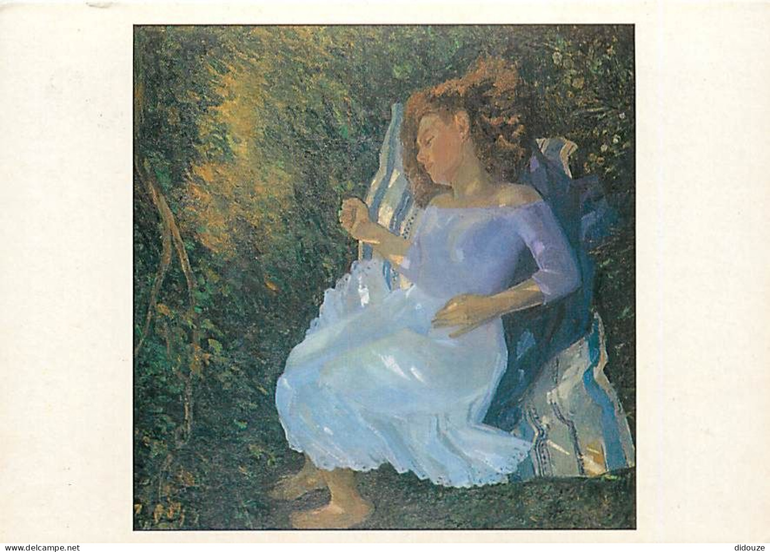 Art - Peinture - Marie-Laurence Gaudrat - Le Sommeil Sous Les Branches - CPM - Carte Neuve - Voir Scans Recto-Verso - Schilderijen