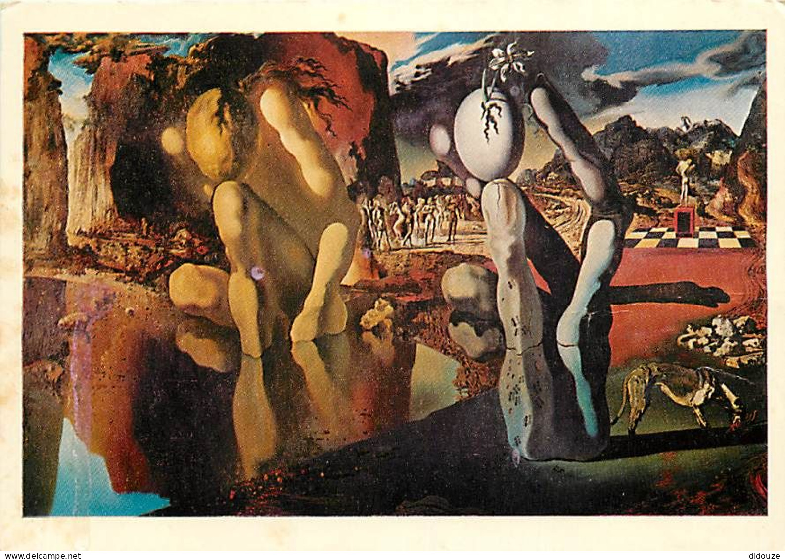 Art - Peinture - Salvador Dali - Metamorphosis Of Narcissus 1934 - CPM - Voir Scans Recto-Verso - Schilderijen