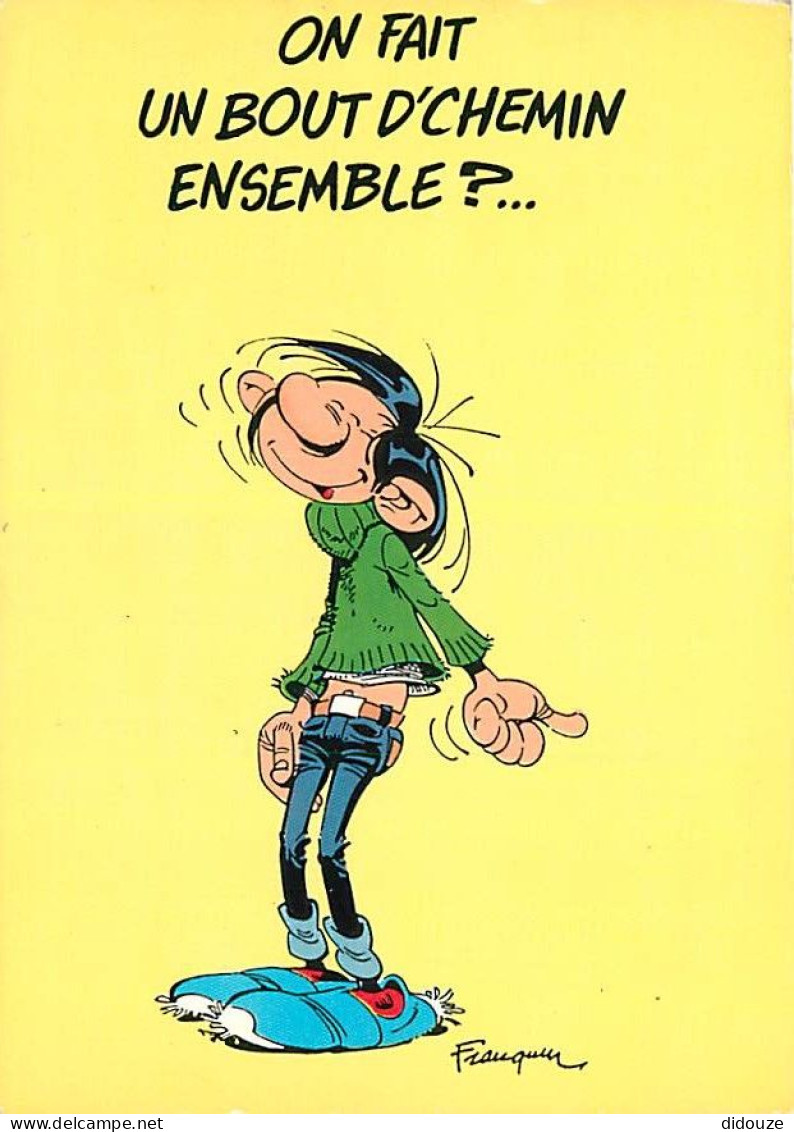 Bandes Dessinées - Gaston Lagaffe - Franquin - CPM - Voir Scans Recto-Verso - Stripverhalen