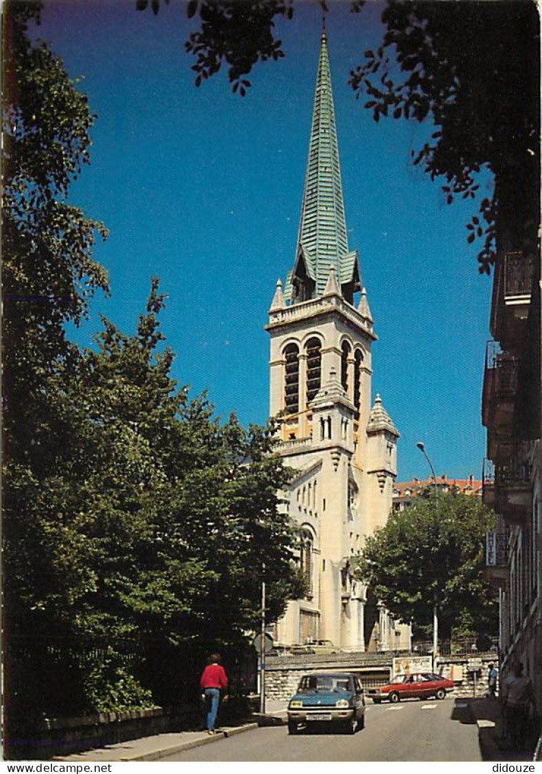 Automobiles - Aix Les Bains - L'Eglise - Carte Neuve - CPM - Voir Scans Recto-Verso - Voitures De Tourisme