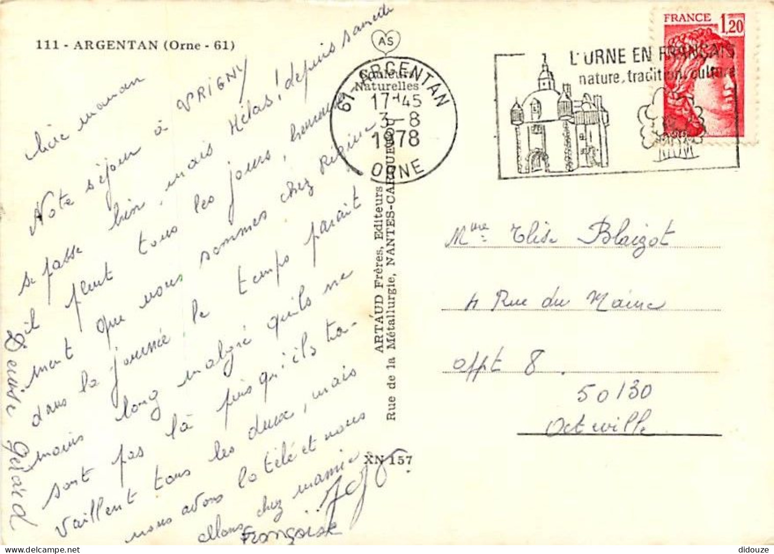 61 - Argentan - Multivues - Blasons - CPM - Voir Scans Recto-Verso - Argentan