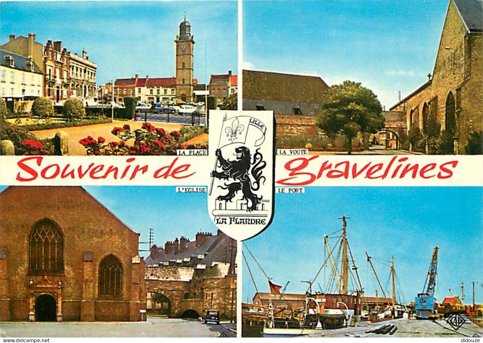 59 - Gravelines - Multivues - Bateaux - Blasons - CPM - Voir Scans Recto-Verso - Gravelines