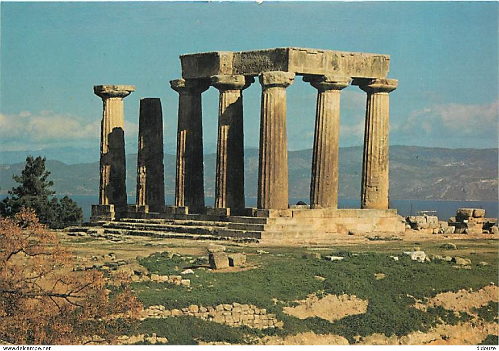 Grèce - Corinthe - Kórinthos - Ancienne Corinthe - Le Temple D'Apollon Vu Du Sud-Ouest - Carte Neuve - CPM - Voir Scans  - Grèce