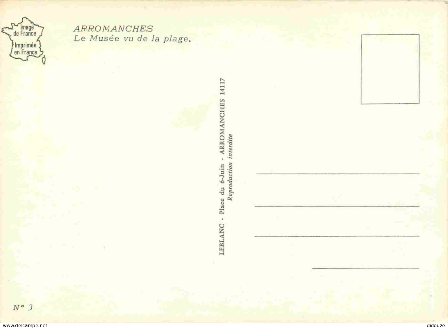 14 - Arromanches - Le Musée Vu De La Plage - Scènes De Plage - CPM - Carte Neuve - Voir Scans Recto-Verso - Arromanches