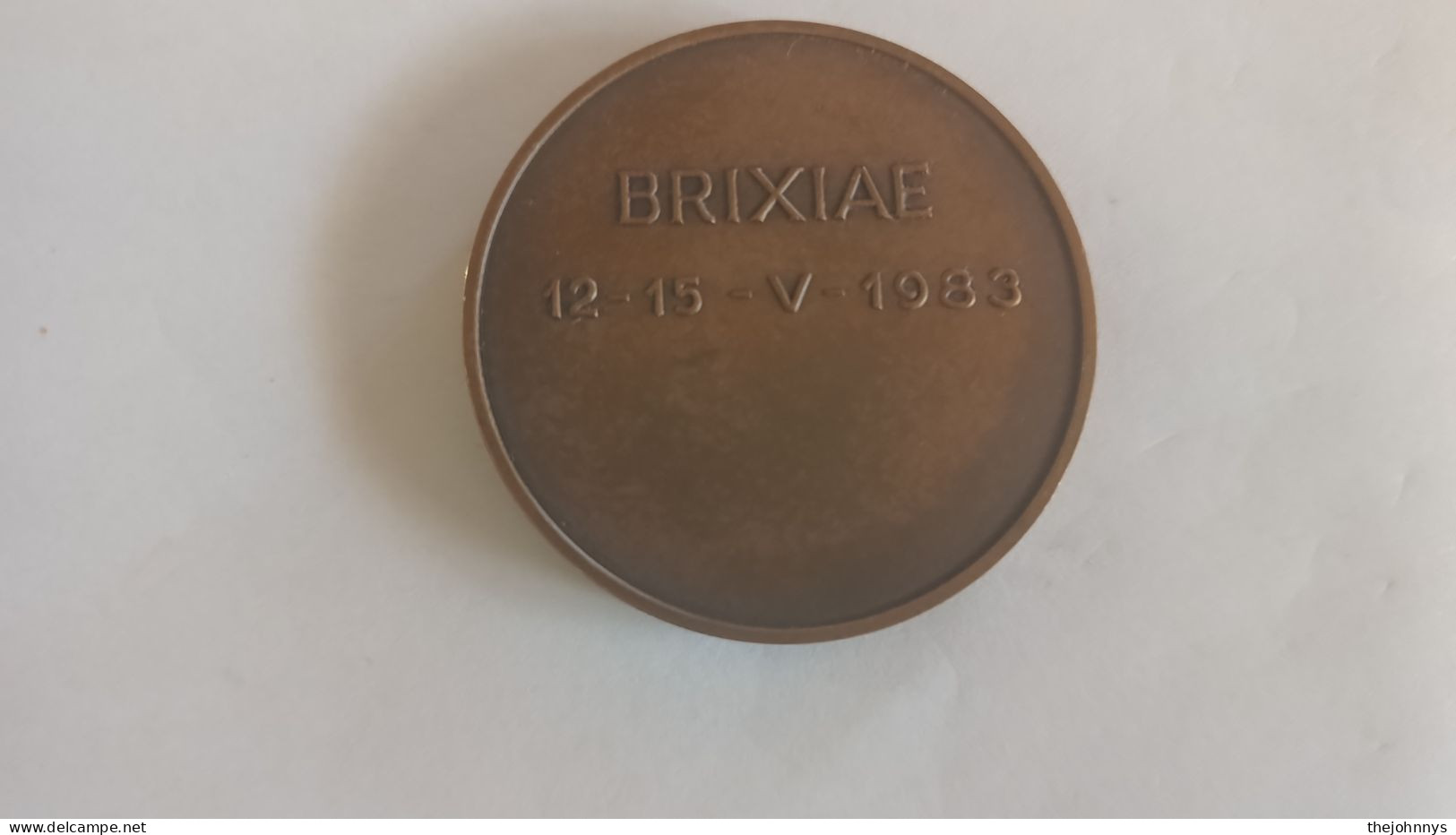RARE : Médaille Italienne Societas Cultorum Microbiologias Brixiae 1983 - Sonstige & Ohne Zuordnung