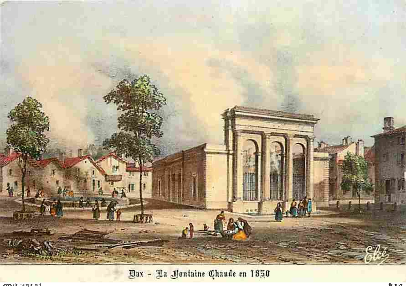 40 - Dax - La Fontaine Chaude En 1830 - CPM - Voir Scans Recto-Verso - Dax