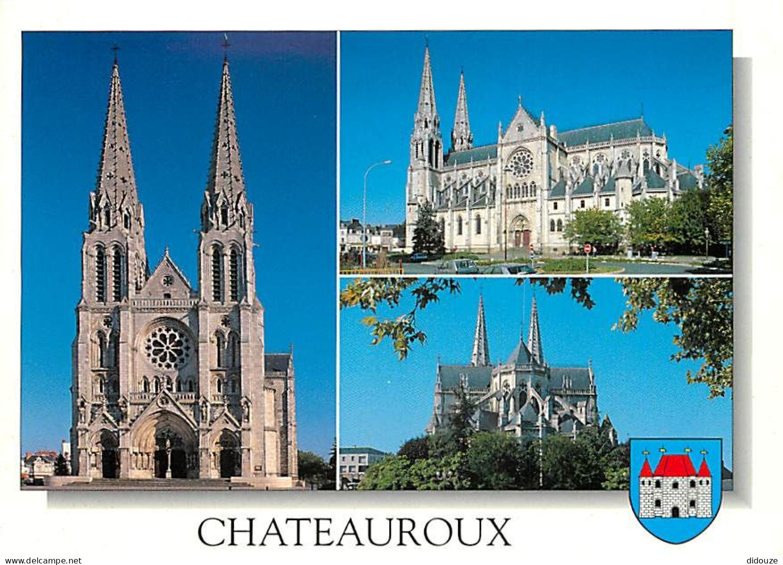 36 - Chateauroux - Eglise Saint-André - Multivues - Blasons - CPM - Voir Scans Recto-Verso - Chateauroux