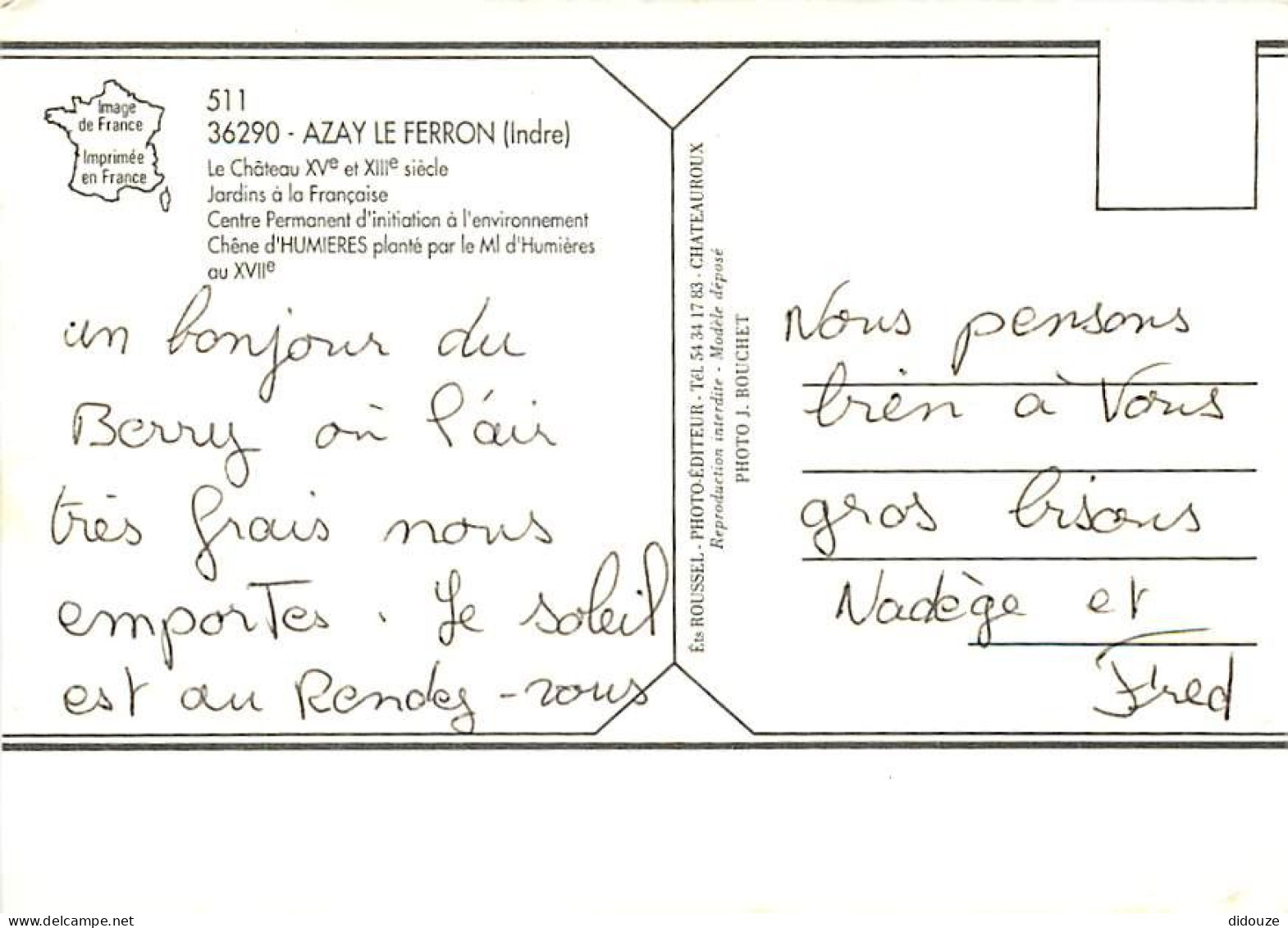 36 - Azay Le Ferron - Multivues - CPM - Voir Scans Recto-Verso - Autres & Non Classés