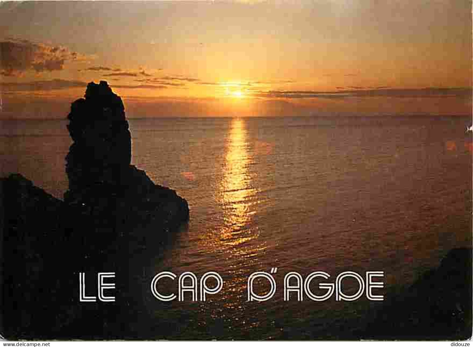 34 - Le Cap D'Agde - Aurore Sur Les Rochers Des Frères Jumeaux - Flamme Postale De Agde - CPM - Voir Scans Recto-Verso - Agde