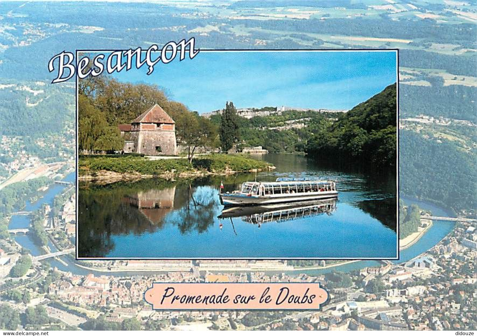 25 - Besançon - Bateau Sur Le Doubs - Carte Neuve - CPM - Voir Scans Recto-Verso - Besancon