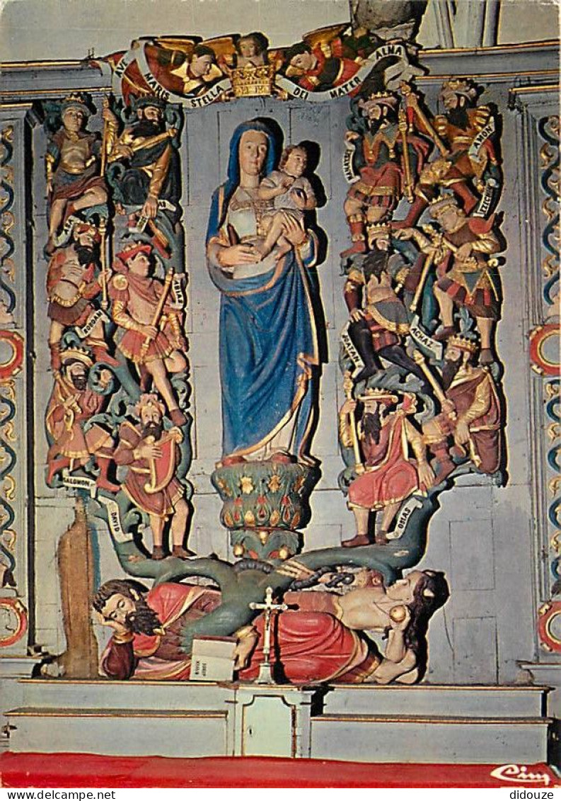 56 - Saint Aignan - Intérieur De L'église - L'Arbre De Jessé - Art Religieux - CPM - Voir Scans Recto-Verso - Autres & Non Classés