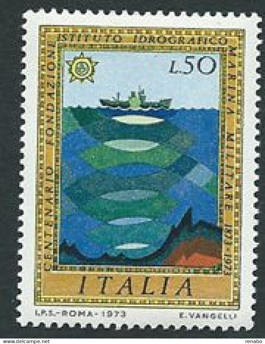 Italia, Italy, Italien, Italie 1973; Nave Della Marina Militare Al Servizio Dell' Istituto Idrografico. New. - Maritime
