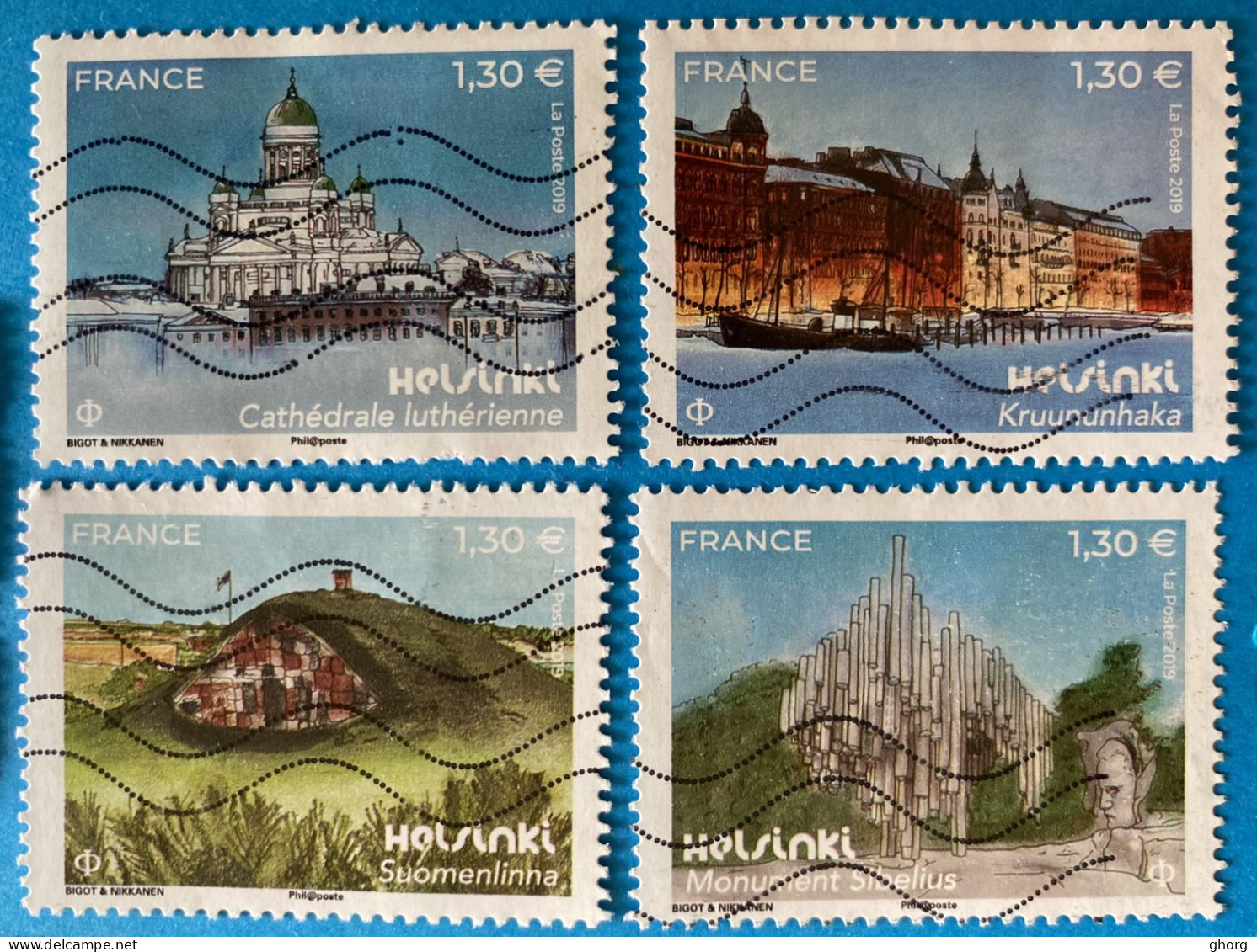 France 2019 : Capitales Européennes, Helsinki N° 5307 à 5310 Oblitéré - Used Stamps