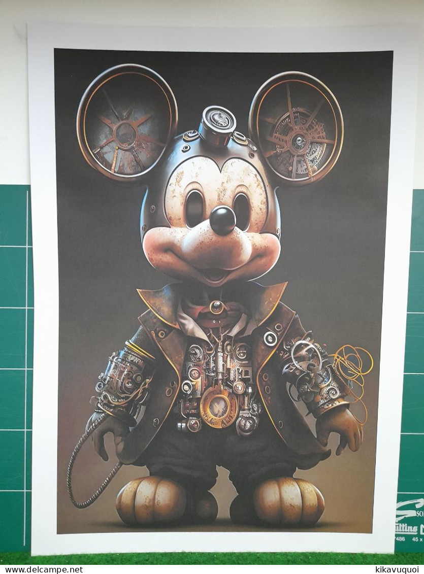 Mickey Robot - Affiche Poster - Autres & Non Classés