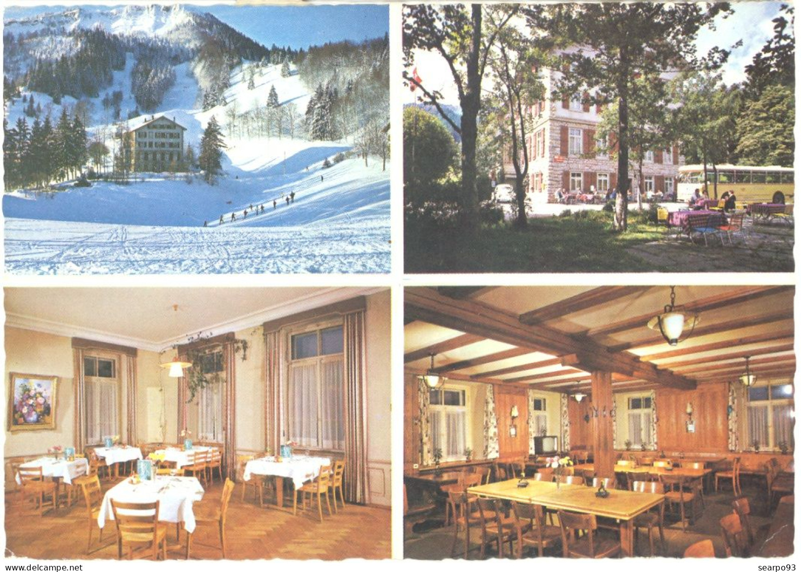 SWITZERLAND. POSTCARD. HOTEL KURHAUS OBERBALMBERG - Autres & Non Classés