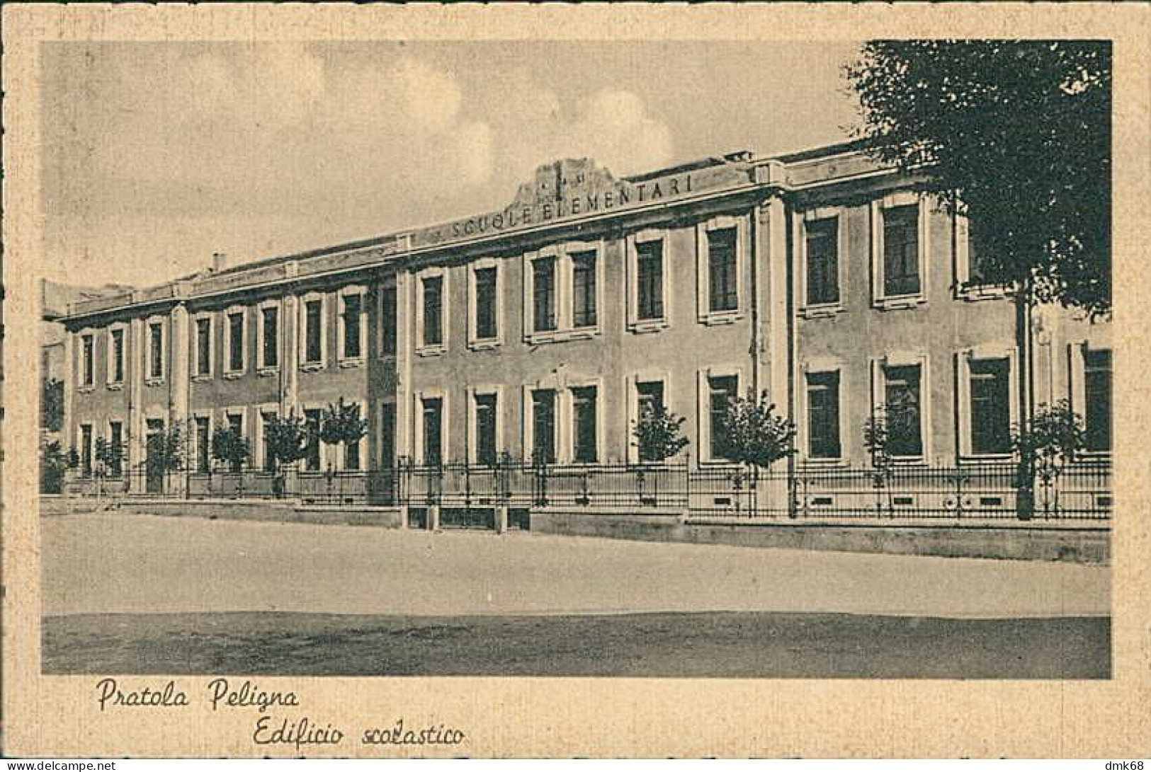 PRATOLA PELIGNA ( L'AQUILA ) EDIFICIO SCOLASTICO - EDIZIONE DE DOMINICIS - 1939 (20789) - L'Aquila