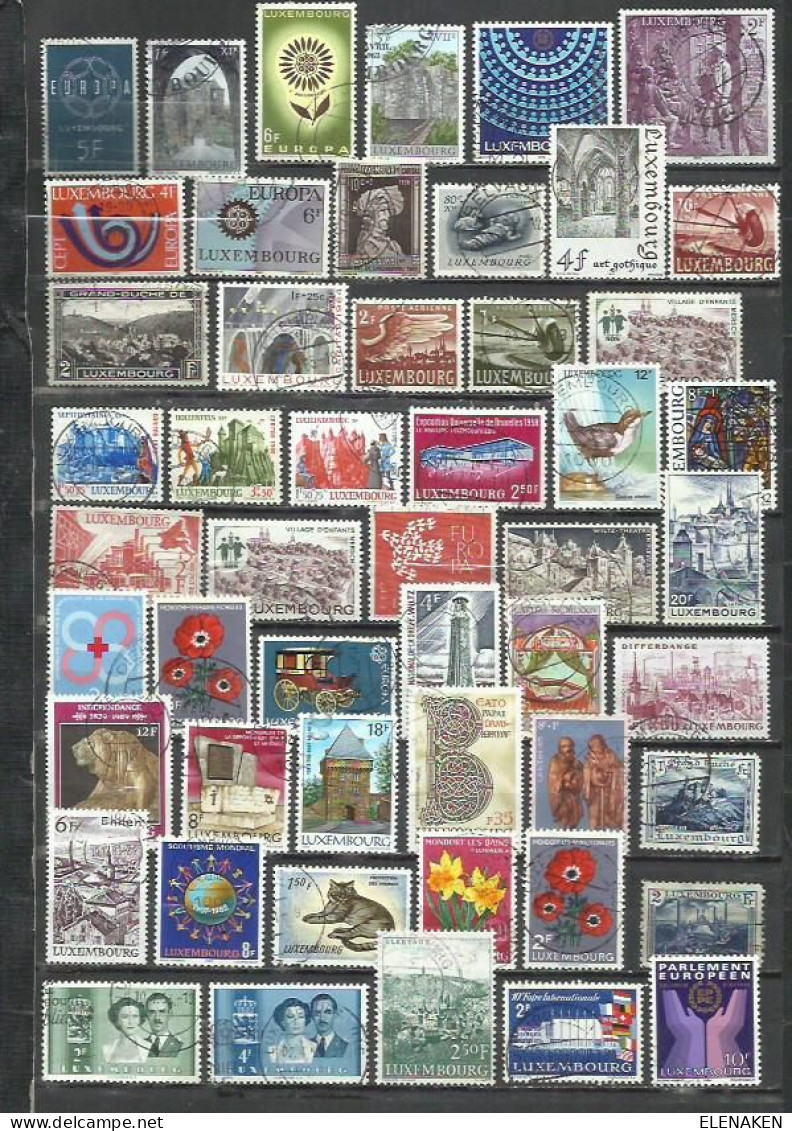 R433A-SELLOS LUXEMBURGO SIN TASAR,BUENOS VALORES,VEAN ,FOTO REAL.LUXEMBOURG STAMPS WITHOUT TASAR, GOOD VALUES, SEE, REAL - Collections