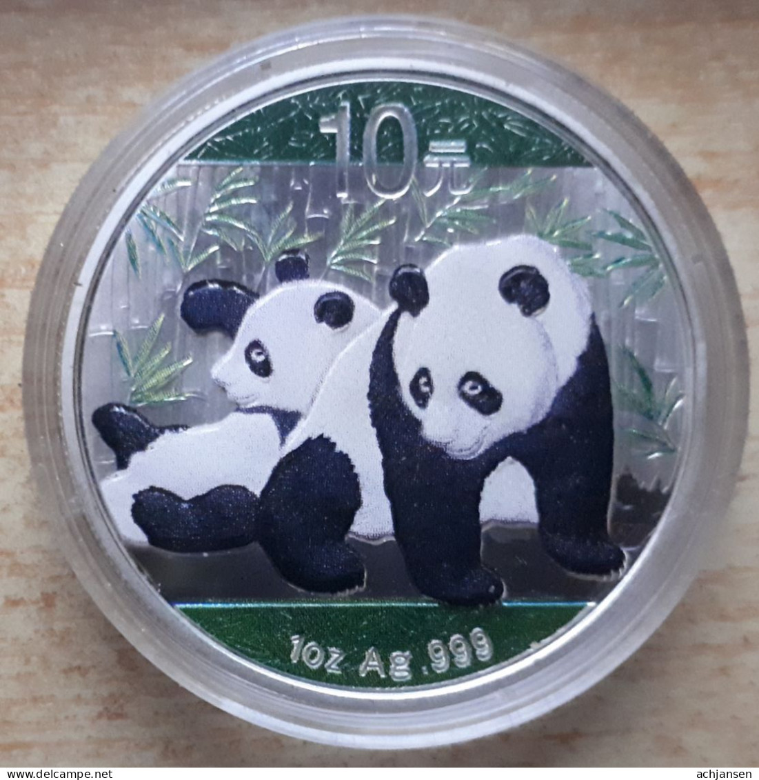 China, Panda 2010 - 1 Oz. Pure Silver - Cina
