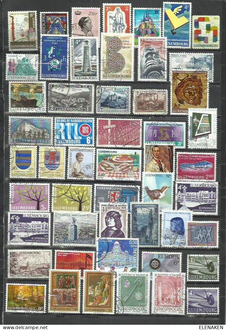 R461-SELLOS LUXEMBURGO SIN TASAR,BUENOS VALORES,VEAN ,FOTO REAL.LUXEMBOURG STAMPS WITHOUT TASAR, GOOD VALUES, SEE, REAL - Collections
