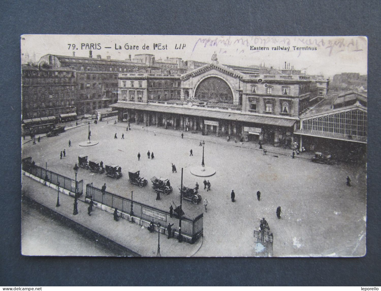 AK PARIS 1926 Gare De L'Est // P9102 - Nahverkehr, Oberirdisch