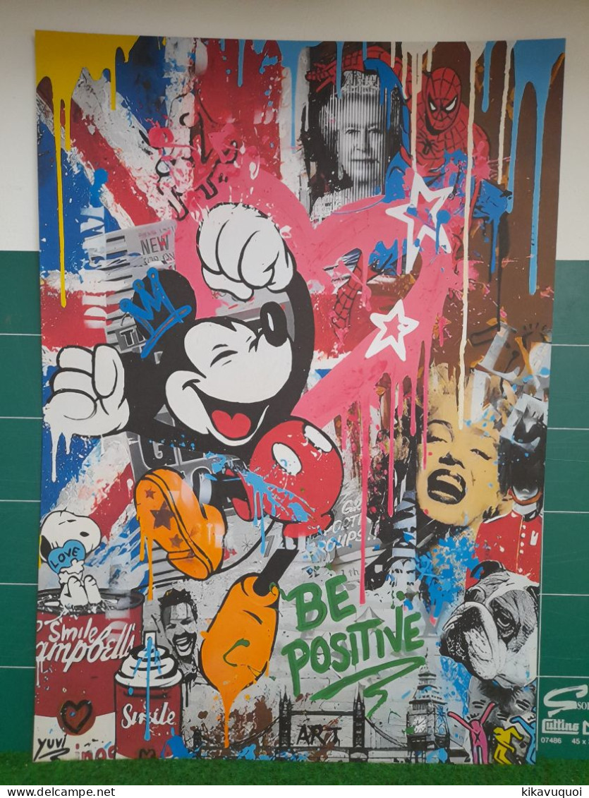 Mickey Positive - Affiche Poster - Autres & Non Classés