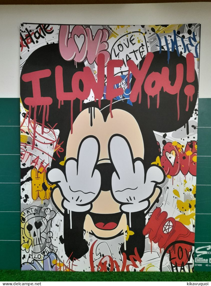 Mickey I Love - Affiche Poster - Other & Unclassified