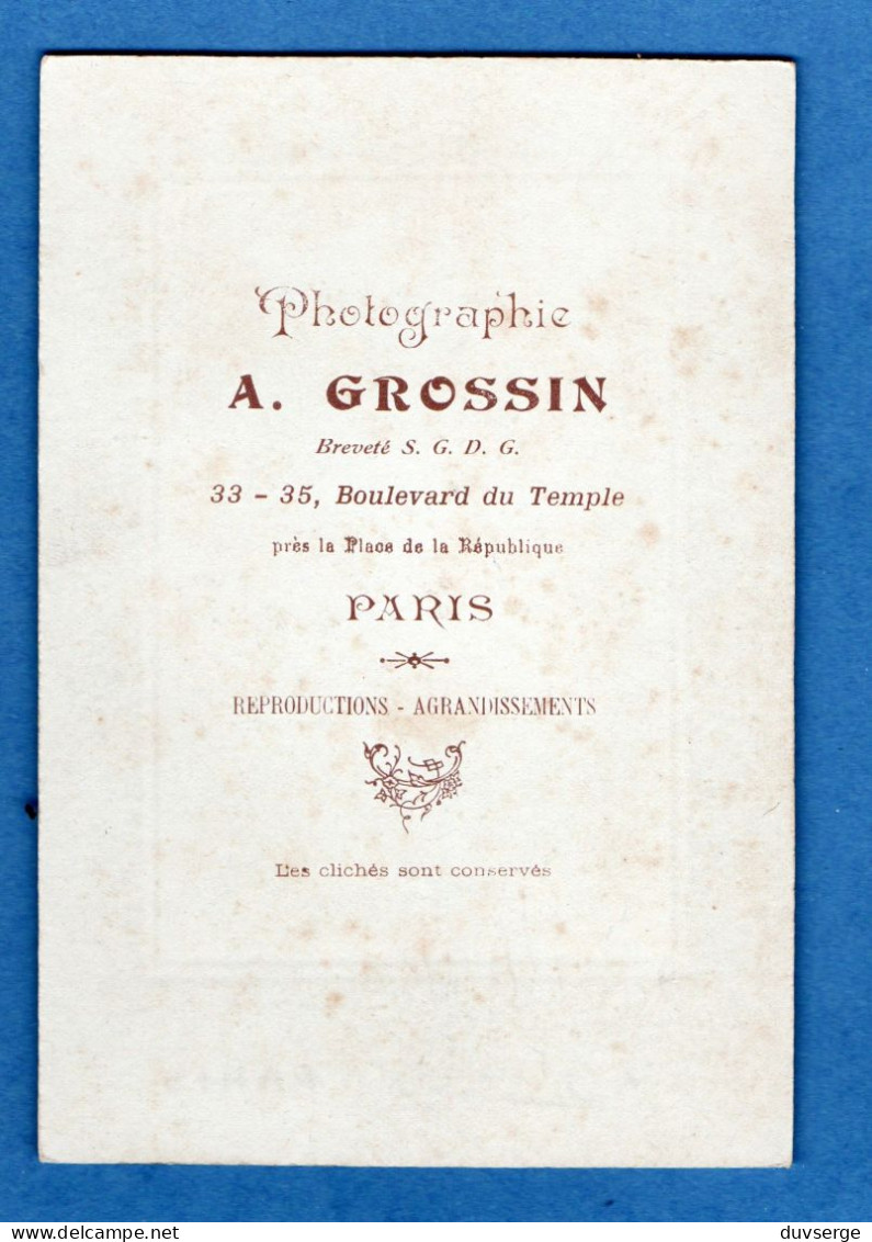 Photographie D' Un Militaire  Du 119eme Regiment ? Photographie Grossin Paris ( Format 10,cm X 14,5cm ) - Guerre, Militaire