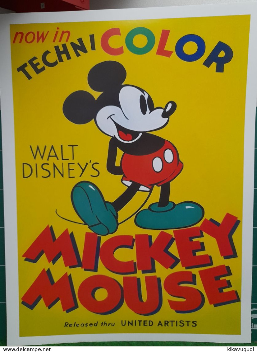 Mickey Color - Affiche Poster - Other & Unclassified