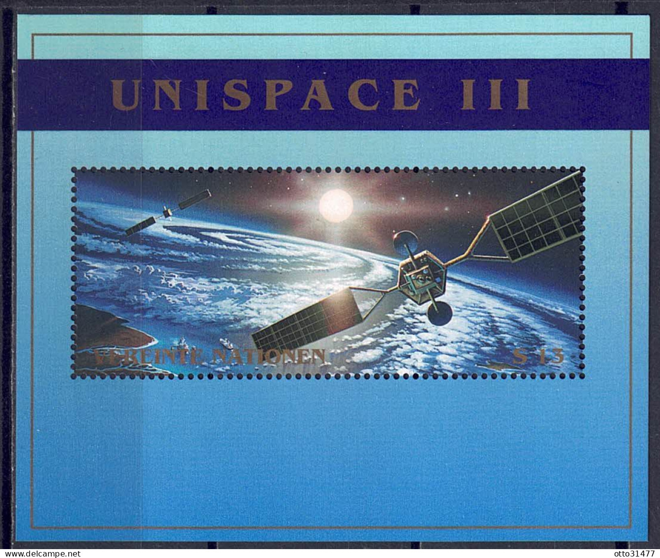 UNO Wien 1999 - UNISPACE II, Block 10, Postfrisch ** / MNH - Ungebraucht