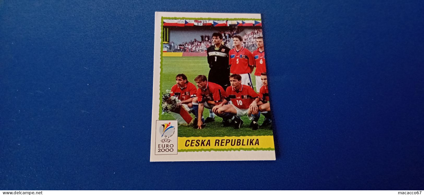 Figurina Panini Euro 2000 - 295 Squadra Repubblica Ceca Sx - Italiaanse Uitgave