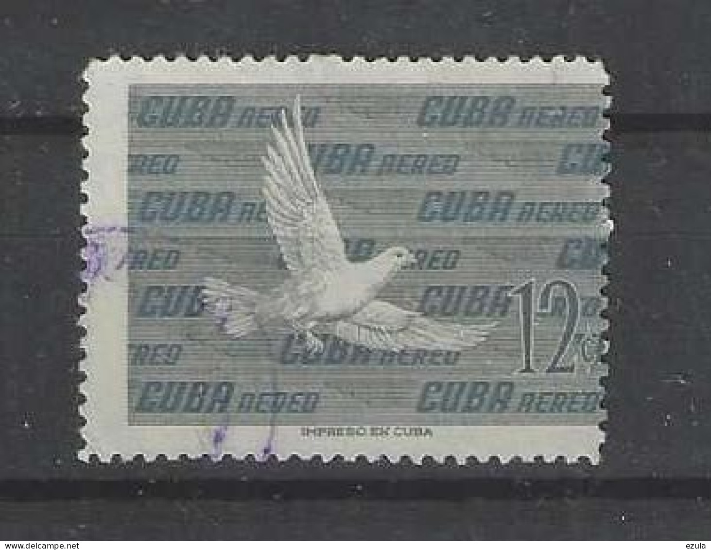 Timbre CUBA N° 136 P. A.  Perforation A Cheval Péplacée - Imperforates, Proofs & Errors