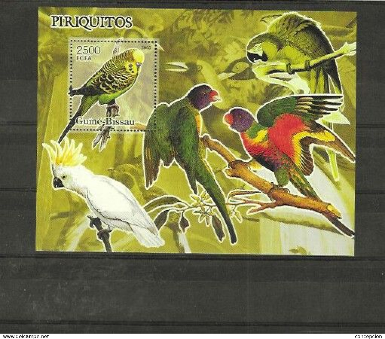 GUINEA BISSAO  Nº HB 292 - Parrots