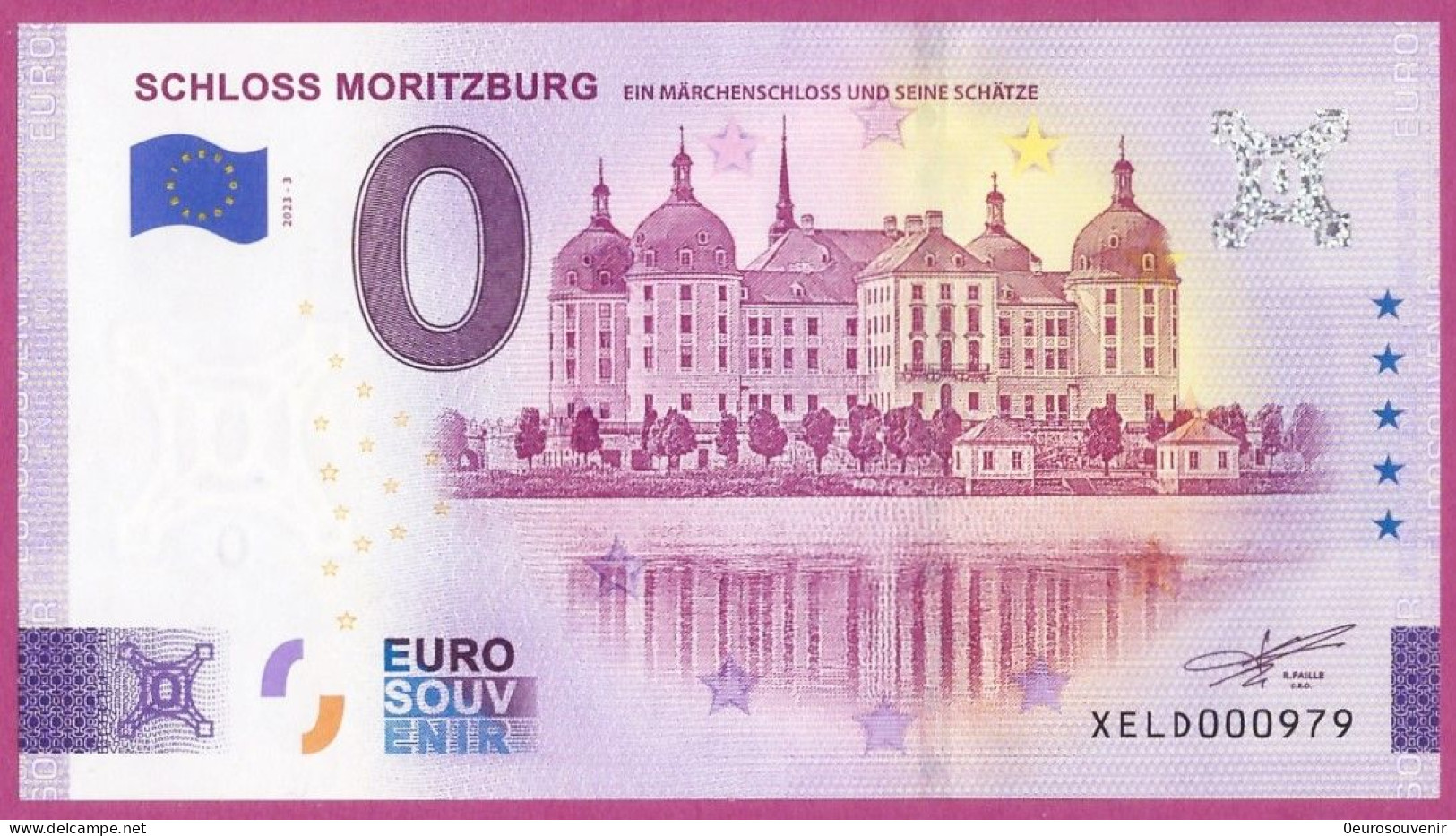 0-Euro XELD 2023-3 SCHLOSS MORITZBURG - EIN MÄRCHENSCHLOSS UND SEINE SCHÄTZE - Private Proofs / Unofficial