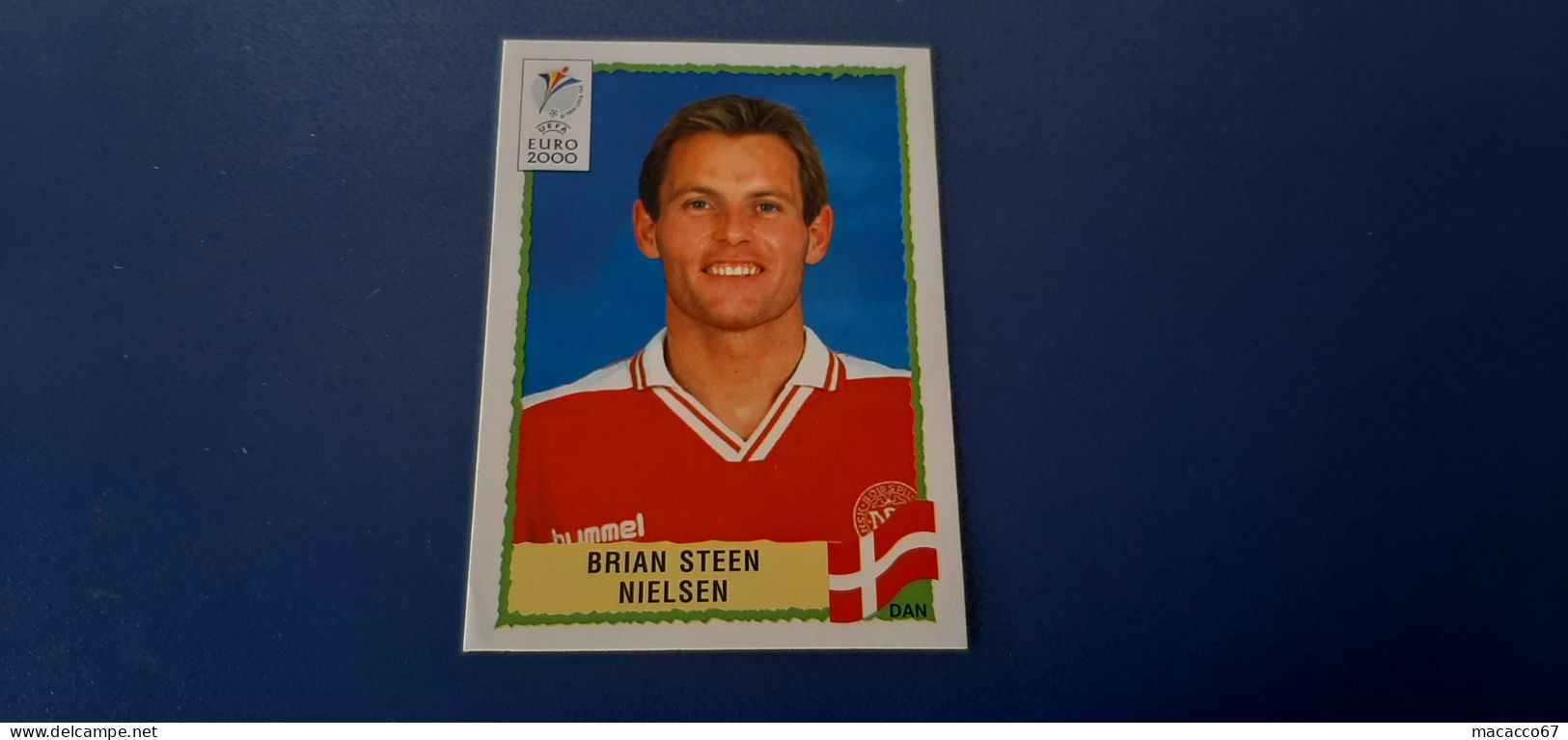 Figurina Panini Euro 2000 - 327 Brian Nielsen Danimarca - Italienische Ausgabe