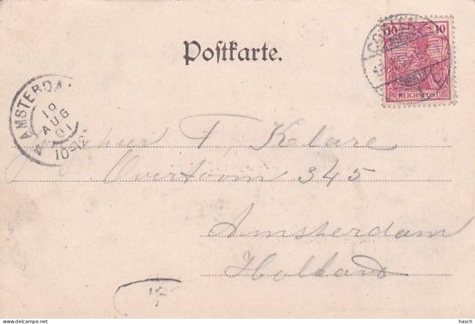 1850	500	Coblenz, Totalansicht (poststempel 1901)(sehe Ecken) - Koblenz