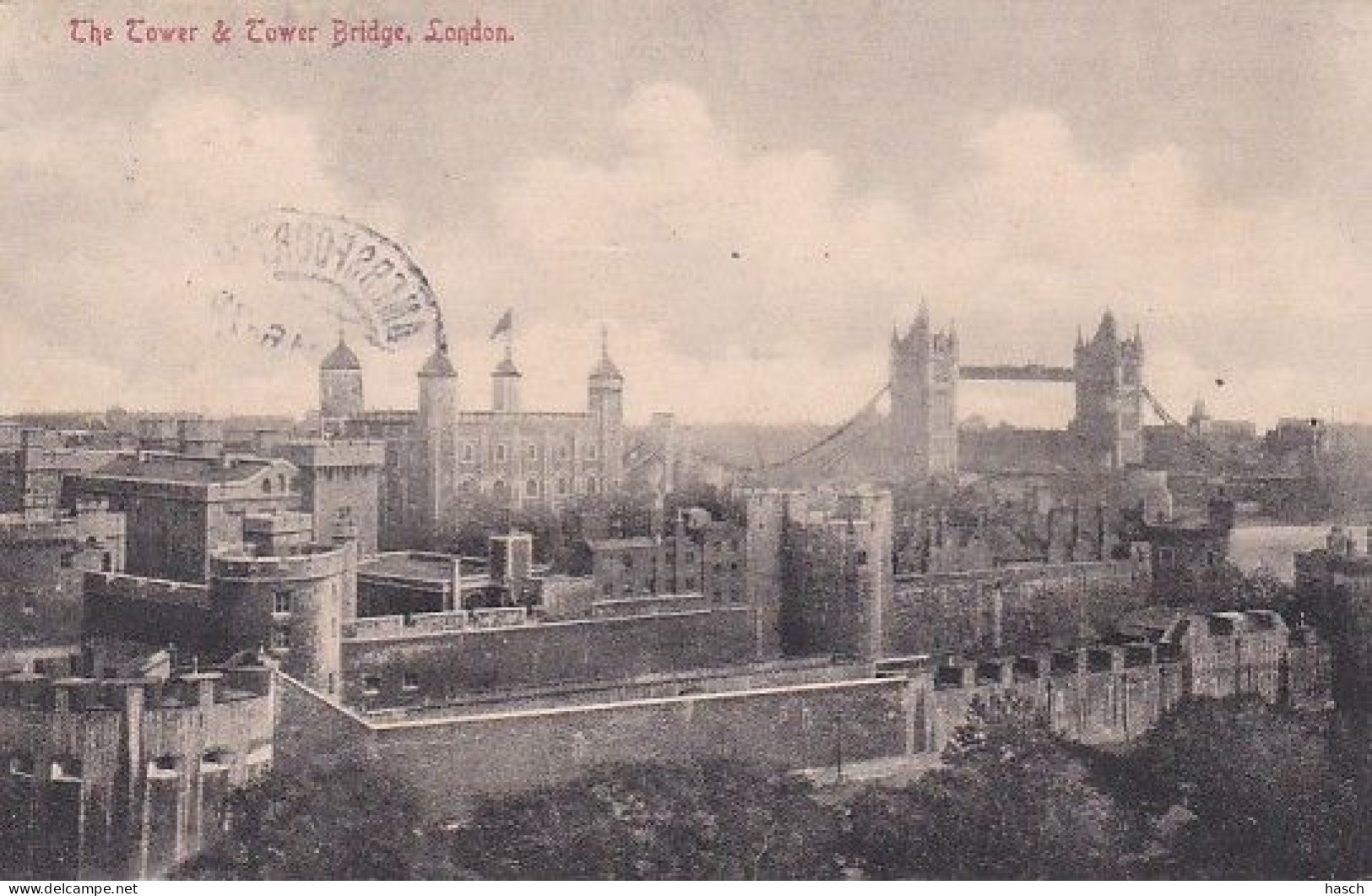 1850	477	London, The Tower & Tower Bridge 1911 - Tower Of London