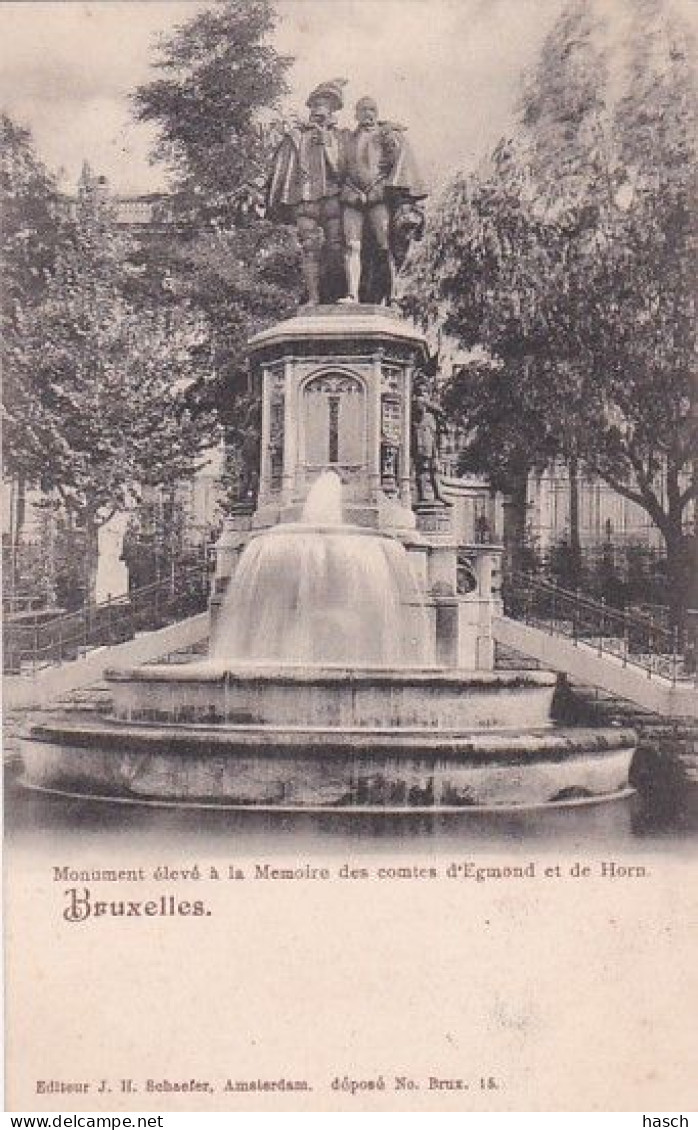 1850	473	Bruxelles, Monument élevé à La Memoire Des Comtes D'Egmond Et De Horn  - Monuments, édifices